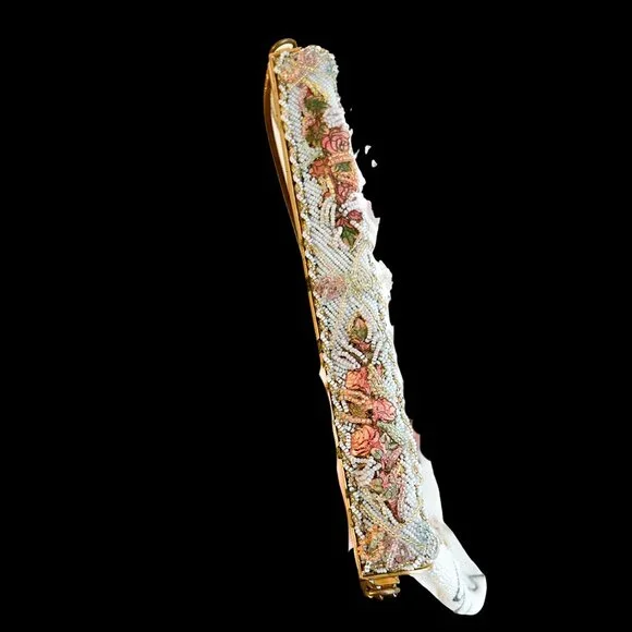 VINTAGE Authentic 1930's Hand-beaded French Parisian Evening Bag - Picture 7 of 7